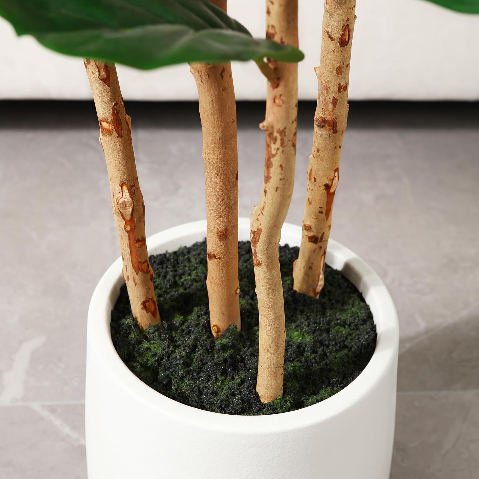Artificial Fiddle Leaf Fig Tre - Ficus Lyrata Tree review and price